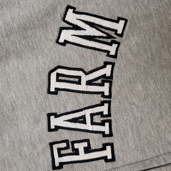 Phat Farm jacket heavy 100% cotton material gray zip up, 90's Y2K style - Picture 4 of 11